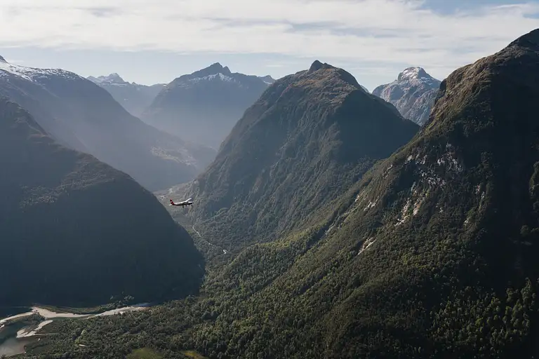 Scenic Flight from Milford Sound to Queenstown